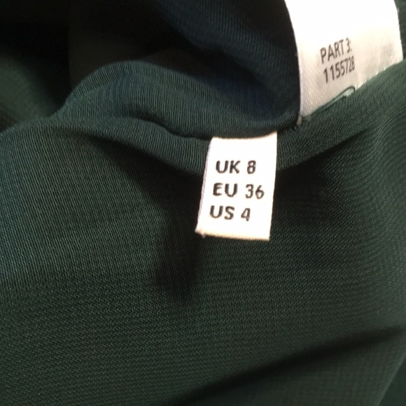 Whistles forest green belted work dress 4 - Picture 6 of 11